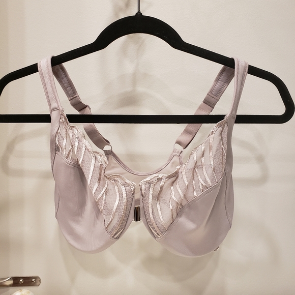 FURLOUGH SALE Paramour Angie Front Hook Minimizing Bra - Sz 34G US - Picture 2 of 7